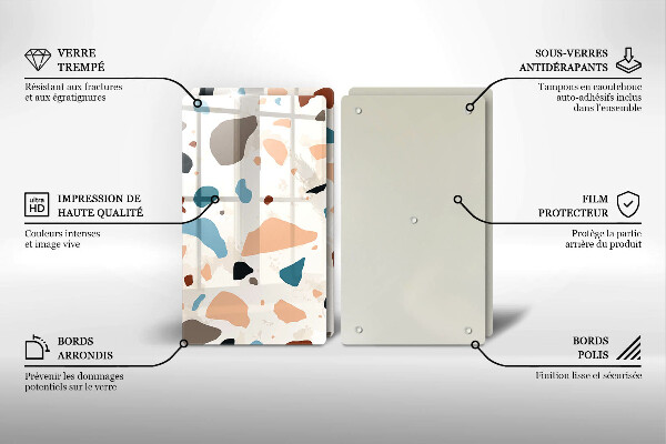 Work surface savers Decorative stone stone