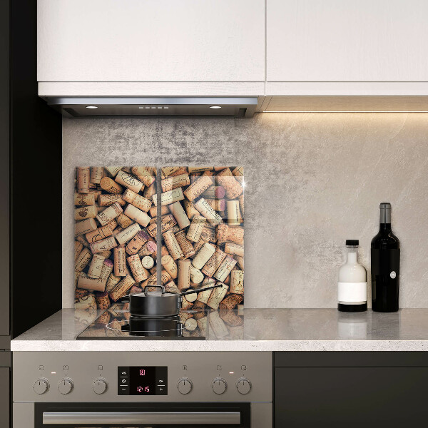 Kitchen worktop protector Wine corks pattern