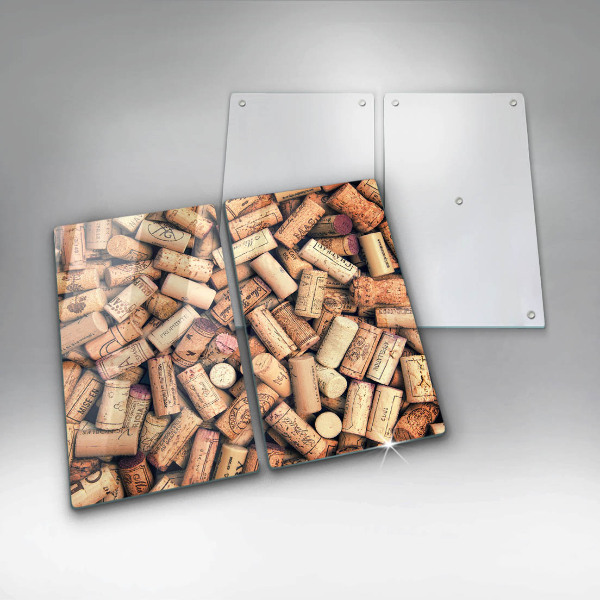 Kitchen worktop protector Wine corks pattern