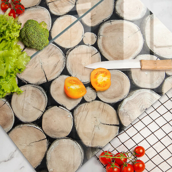 Kitchen worktop protector Wood trunks of the tree