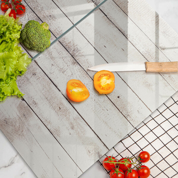 Induction hob cover Old wood boards