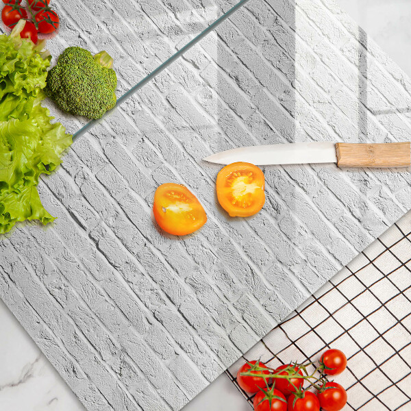 Induction hob cover Brick wall