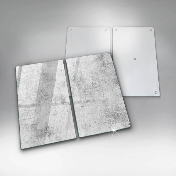 Induction hob cover Concrete texture