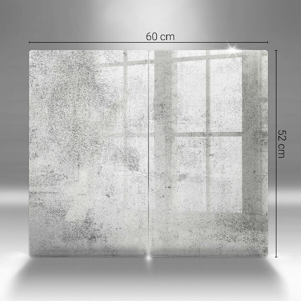 Induction hob cover Concrete texture
