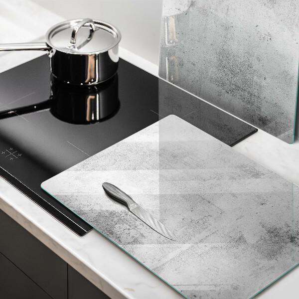 Induction hob cover Concrete texture