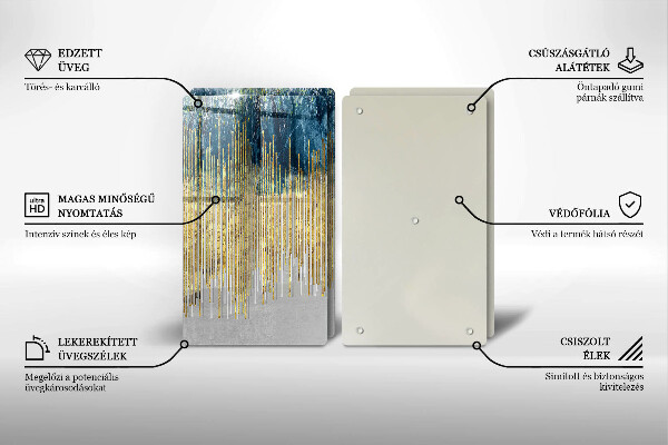 Induction hob cover Designer abstraction