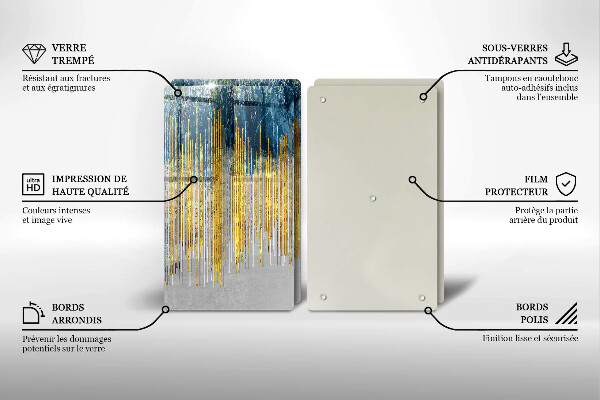 Induction hob cover Designer abstraction