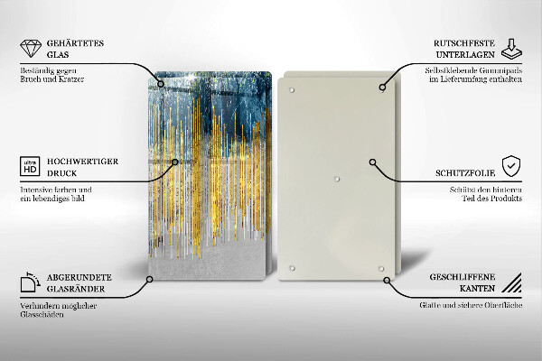 Induction hob cover Designer abstraction