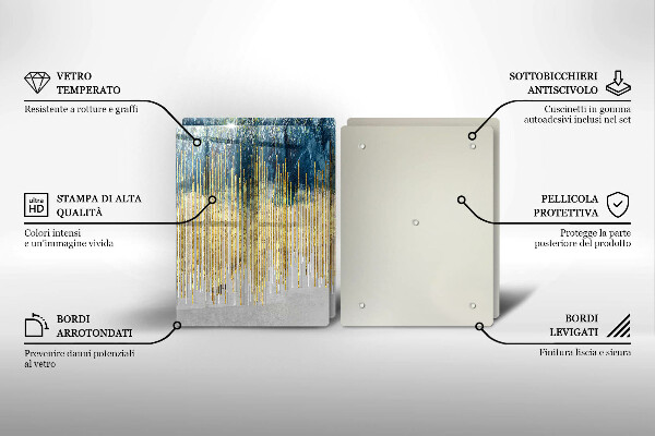 Induction hob cover Designer abstraction