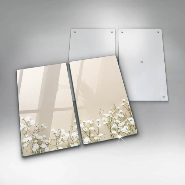 Induction hob cover Boho flowers