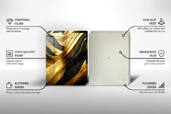 Induction hob cover Elegant abstraction