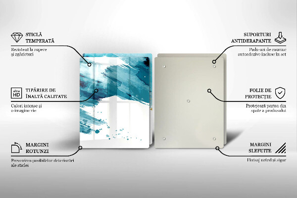 Induction hob cover Blue spots