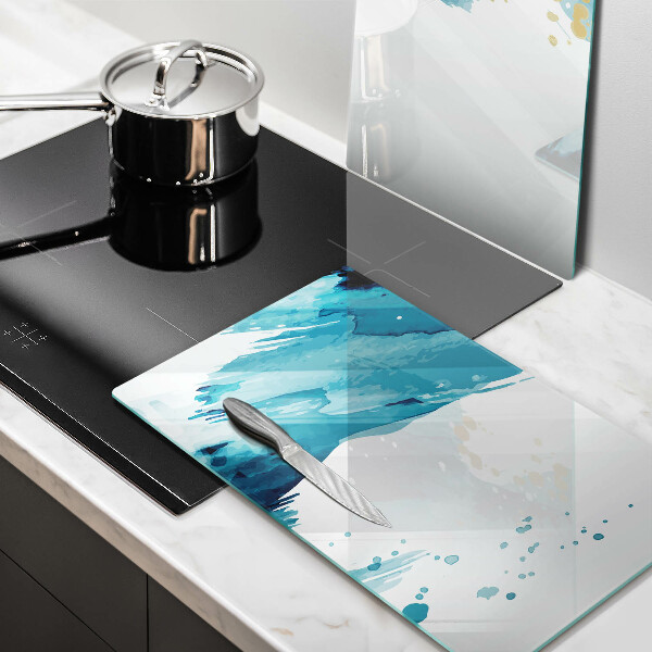 Induction hob cover Blue spots