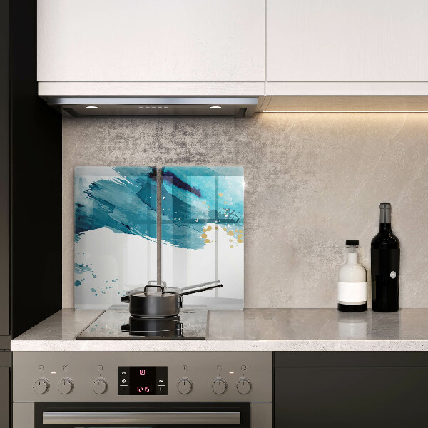 Induction hob cover Blue spots