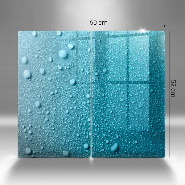 Induction hob cover Drops of water