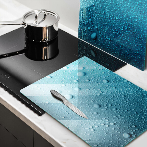 Induction hob cover Drops of water