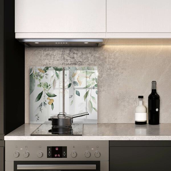 Work surface savers Watercolor leaves