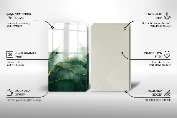 Work surface savers Abstraction nature