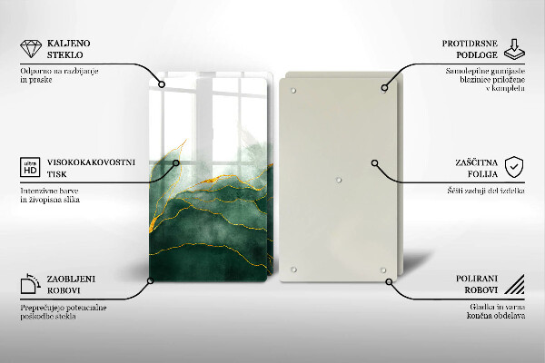 Work surface savers Abstraction nature