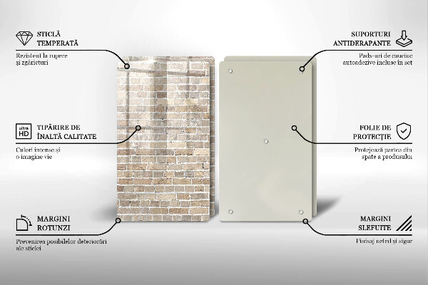 Work surface savers Wall bright bricks