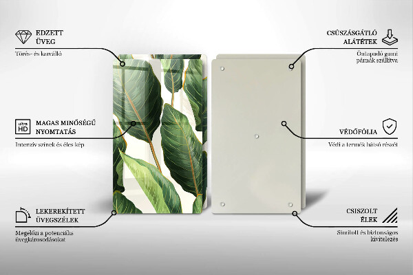 Work surface savers Banana leaves