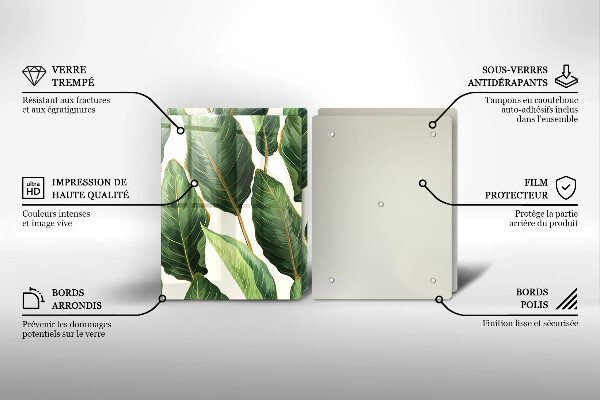 Work surface savers Banana leaves