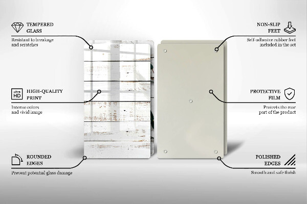 Work surface savers Old boards and leaves