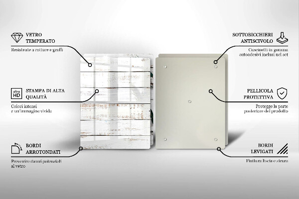 Work surface savers Old boards and leaves