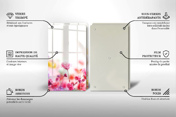 Work surface savers Flower meadow