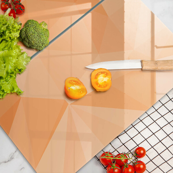 Induction hob cover Geomeric background