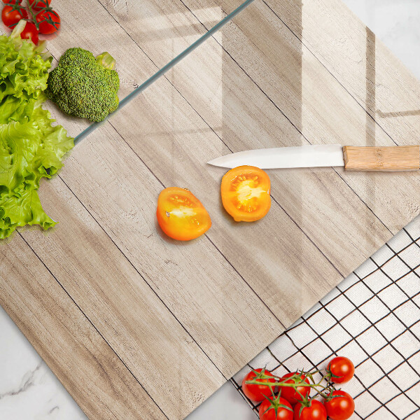 Induction hob cover Wooden planks
