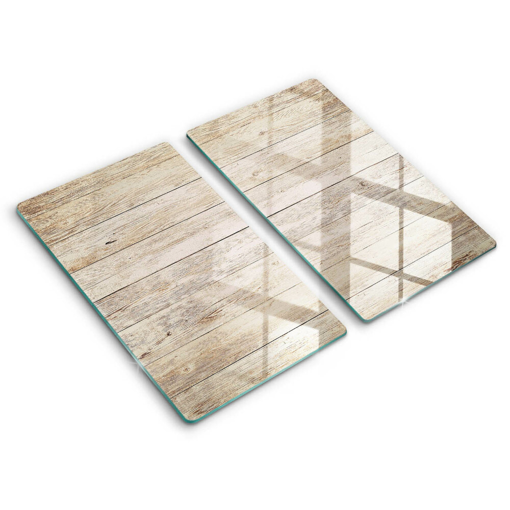 Induction hob cover Wooden planks