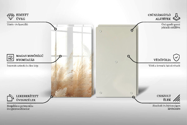 Work surface savers Pampas grass