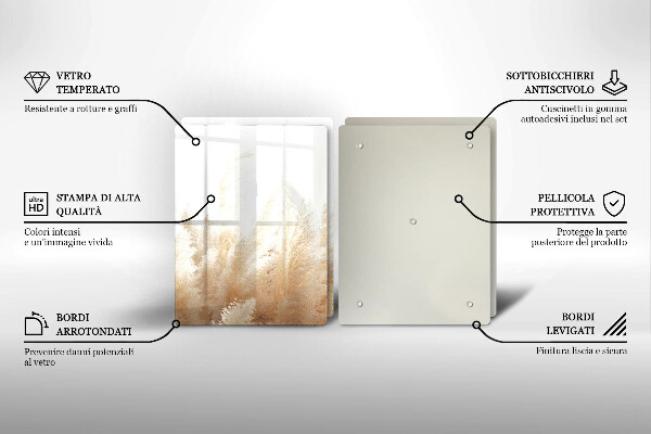 Work surface savers Pampas grass