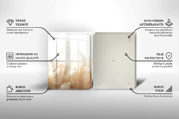 Work surface savers Pampas grass