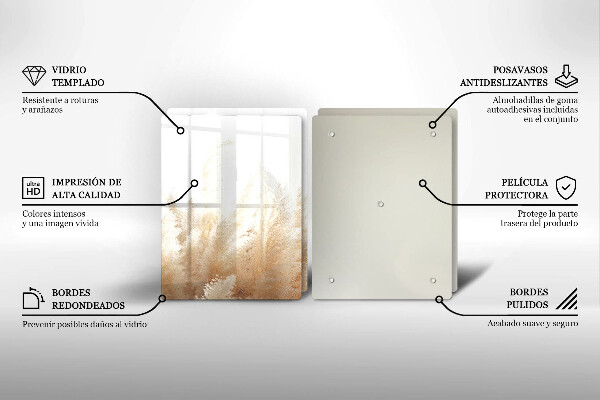 Work surface savers Pampas grass