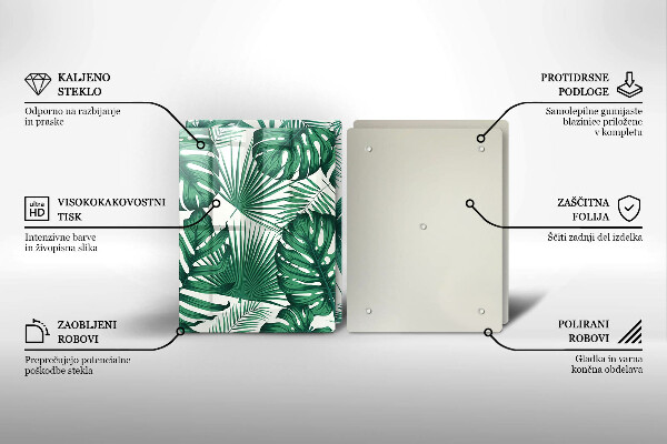 Kitchen worktop protector Monstera leaves