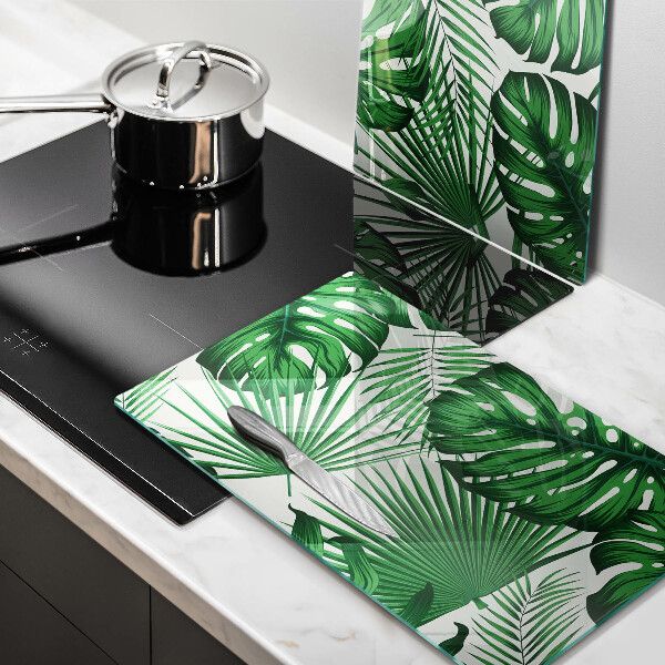 Kitchen worktop protector Monstera leaves
