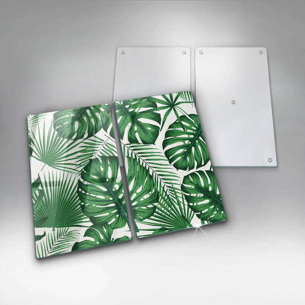 Kitchen worktop protector Monstera leaves