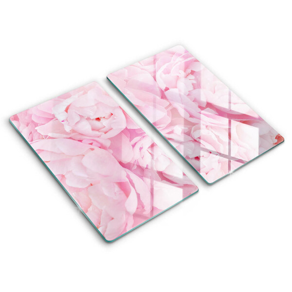 Kitchen worktop protector Delicate peonies