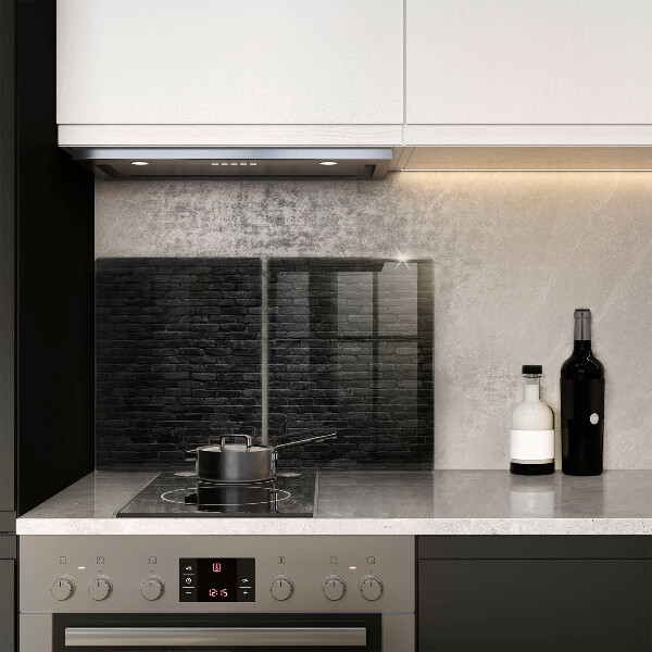 Induction hob cover Brick wall