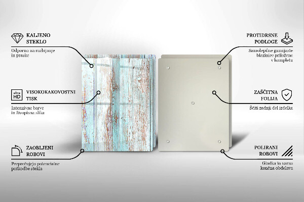 Induction hob cover Old vintage boards