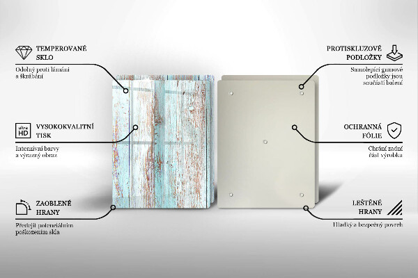 Induction hob cover Old vintage boards