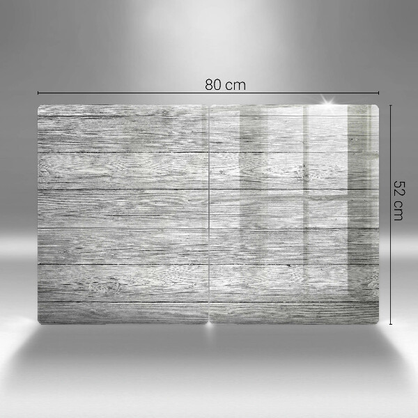 Induction hob cover Wood old boards