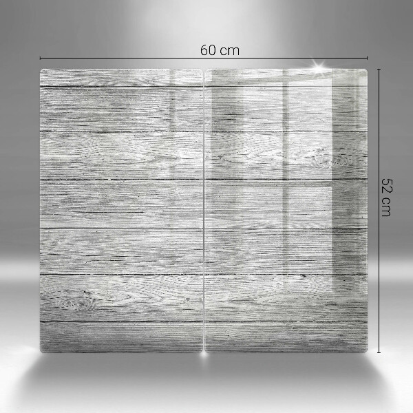 Induction hob cover Wood old boards