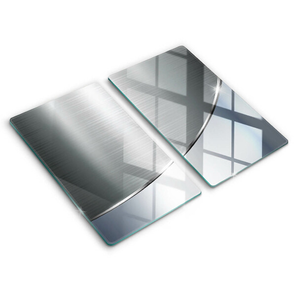 Induction hob cover Pattern metal abstraction