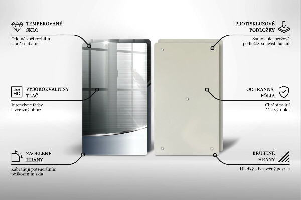 Induction hob cover Pattern metal abstraction
