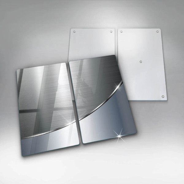 Induction hob cover Pattern metal abstraction