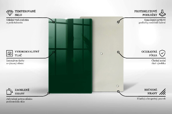 Induction hob protector Green color
