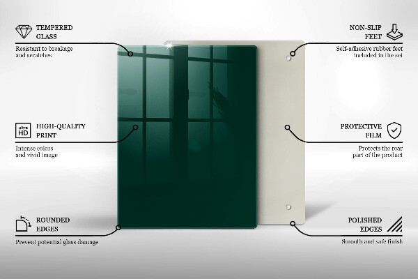 Induction hob protector Green color